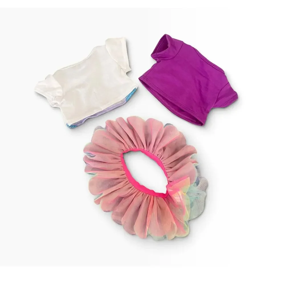 NEW Build a Bear Workshop Shirts and Tutu Skirt
